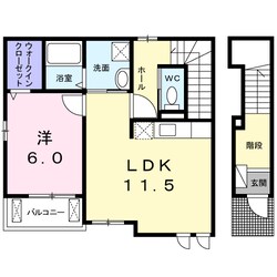 セミシード平和の物件間取画像